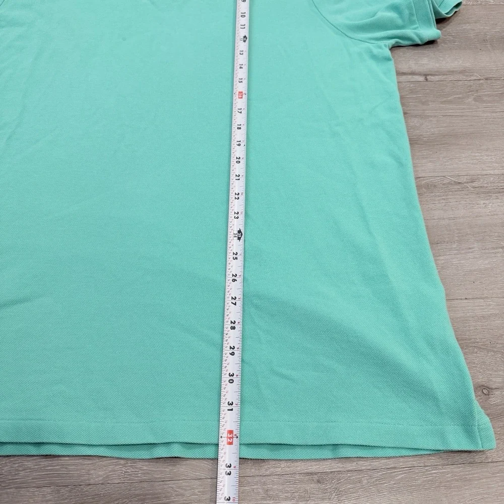 Polo Ralph Lauren Mens XL Polo Shirt Turquoise Aqua Classic Fit Pony Cotton